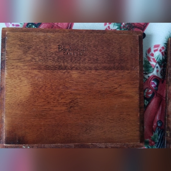 Baribocraft Wood lined Sugar and Coffee canister set - Picture 3 of 4